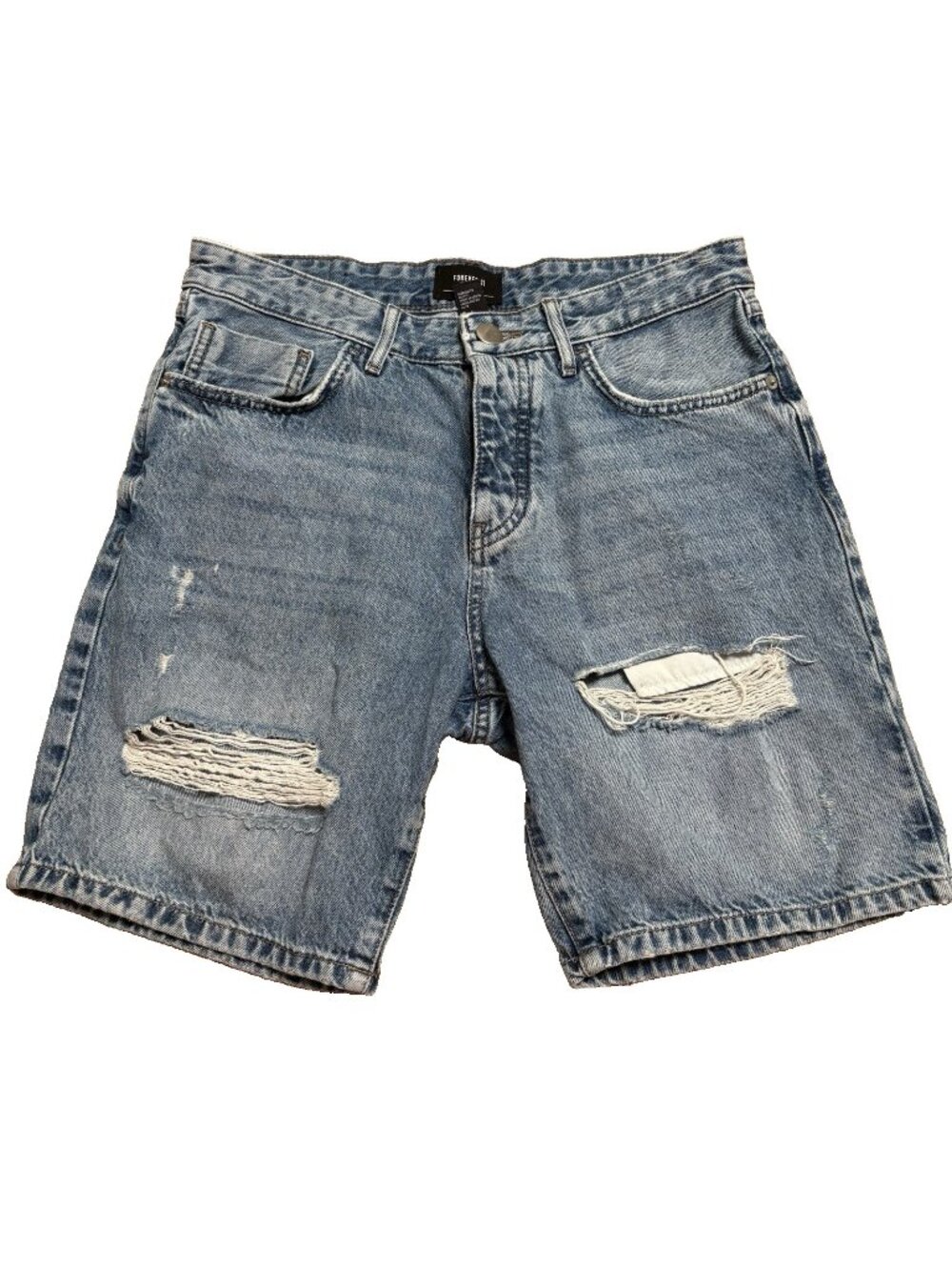 Forever 21 Men’s Shorts Size 31 Slim, Distressed, Button Fly